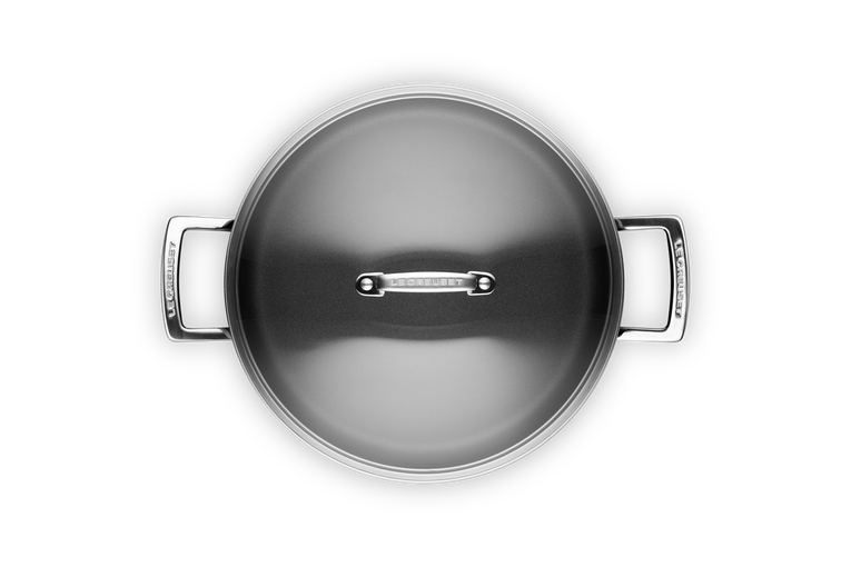 Toughened Non-Stick Deep Casserole with Glass Lid