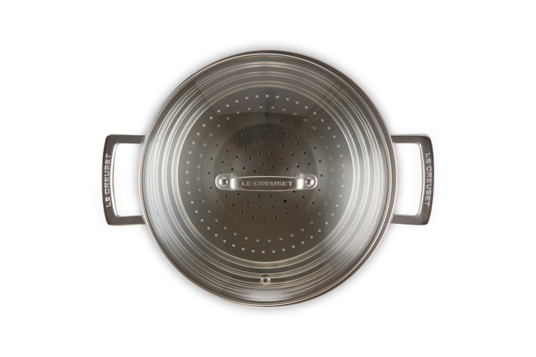 Stainless Steel Large Multi-steamer with Glass Lid