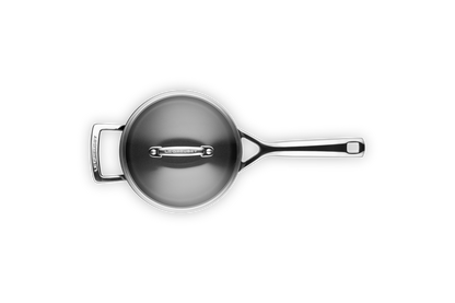 Toughened Non-Stick Saucepan with Glass Lid and Helper Handle