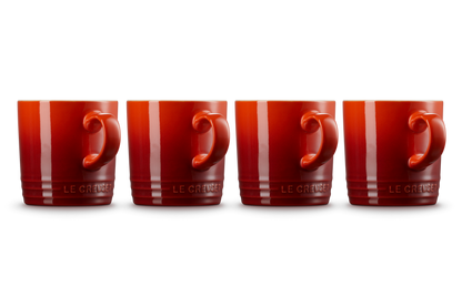 Stoneware Set of 4 Mugs