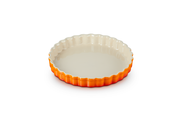 Stoneware Fluted Flan Dish