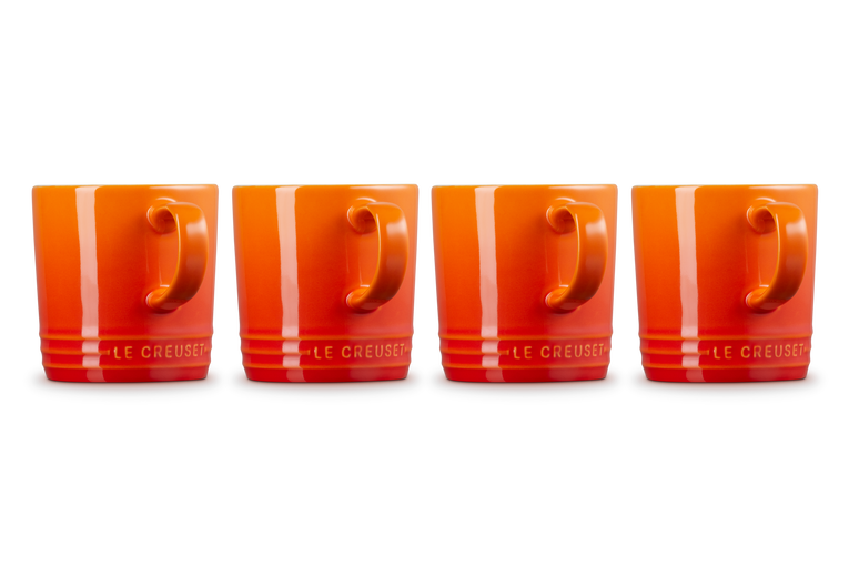 Stoneware Set of 4 Mugs