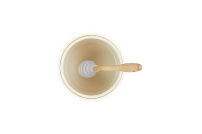 Stoneware Signature Honey Pot with Dipper