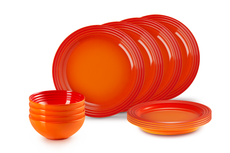 Stoneware 12-piece Dinnerware Set