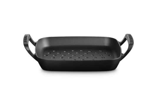 Cast Iron BBQ Outdoor Square Grilling Basket